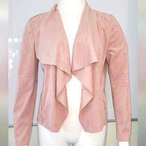 Bagatelle Large Faux Suede Jacket Dusty Pink
